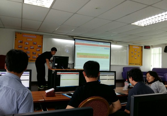 ภาพกิจกรรม คณะวิทยาศาสตร์และเทคโนโลยี เข้าร่วมอบรมเชิงปฏิบัติการ Cheqa3D Online System