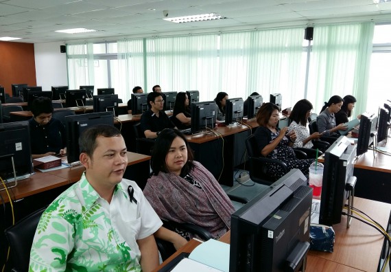 ภาพกิจกรรม คณะวิทยาศาสตร์และเทคโนโลยี เข้าร่วมอบรมเชิงปฏิบัติการ Cheqa3D Online System