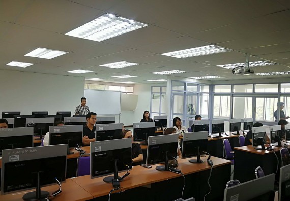 ภาพกิจกรรม คณะวิทยาศาสตร์และเทคโนโลยี เข้าร่วมการอบรมแม่ไก่การใช้ชุดฝึกฝนการสอบมาตรฐานการใช้การใช้ Microsoft office (Mos)