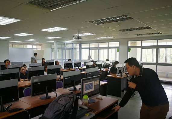 ภาพกิจกรรม คณะวิทยาศาสตร์และเทคโนโลยี เข้าร่วมการอบรมแม่ไก่การใช้ชุดฝึกฝนการสอบมาตรฐานการใช้การใช้ Microsoft office (Mos)