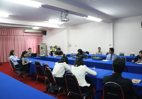 ภาพกิจกรรม คณะวิทยาศาสตร์และเทคโนโลยี จัดกิจกรรมแลกเปลี่ยนเรียนรู้ การปฐมนิเทศบุคลากรใหม่ ประจำปีการศึกษา 2560