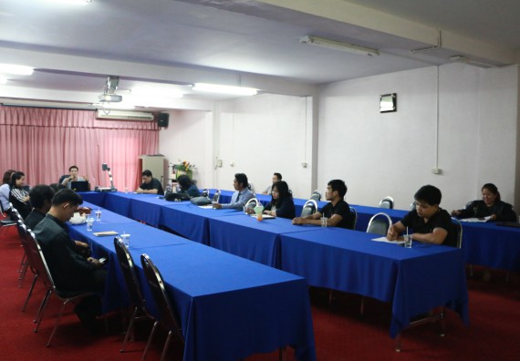 ภาพกิจกรรม คณะวิทยาศาสตร์และเทคโนโลยี จัดกิจกรรมแลกเปลี่ยนเรียนรู้ การปฐมนิเทศบุคลากรใหม่ ประจำปีการศึกษา 2560