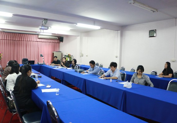 ภาพกิจกรรม คณะวิทยาศาสตร์และเทคโนโลยี จัดการประชุม เรื่อง ค่ายวิทยาศาสตร์โรงเรียนสาธิตฯ