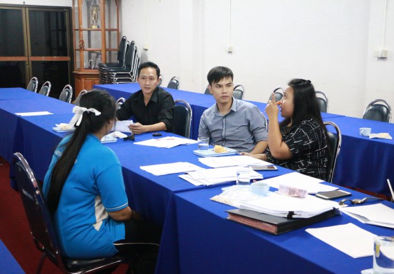 ภาพกิจกรรม คณะวิทยาศาสตร์และเทคโนโลยี สัมภาษณ์ทุนการศึกษา ปตท.สผ. จากทรัพย์ในดินสู่สินทางปัญญา รักษาสิ่งแวดล้อม ของคณะวิทยาศาสตร์และเทคโนโลยี ประจำปี 2560