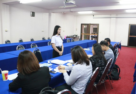 ภาพกิจกรรม คณะวิทยาศาสตร์และเทคโนโลยี สัมภาษณ์ทุนการศึกษา ปตท.สผ. จากทรัพย์ในดินสู่สินทางปัญญา รักษาสิ่งแวดล้อม ของคณะวิทยาศาสตร์และเทคโนโลยี ประจำปี 2560