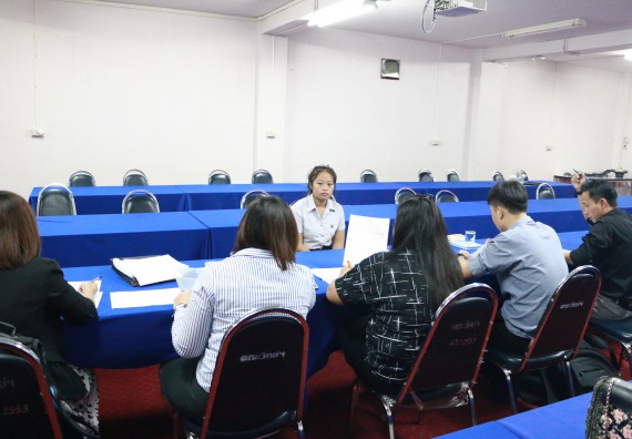 ภาพกิจกรรม คณะวิทยาศาสตร์และเทคโนโลยี สัมภาษณ์ทุนการศึกษา ปตท.สผ. จากทรัพย์ในดินสู่สินทางปัญญา รักษาสิ่งแวดล้อม ของคณะวิทยาศาสตร์และเทคโนโลยี ประจำปี 2560