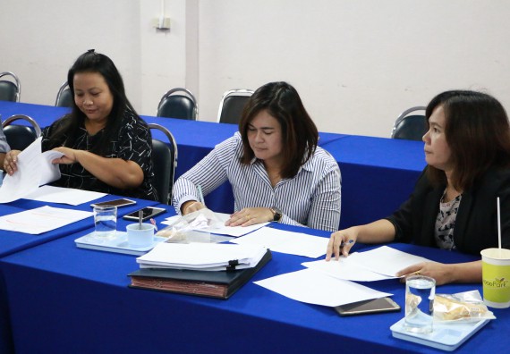 ภาพกิจกรรม คณะวิทยาศาสตร์และเทคโนโลยี สัมภาษณ์ทุนการศึกษา ปตท.สผ. จากทรัพย์ในดินสู่สินทางปัญญา รักษาสิ่งแวดล้อม ของคณะวิทยาศาสตร์และเทคโนโลยี ประจำปี 2560