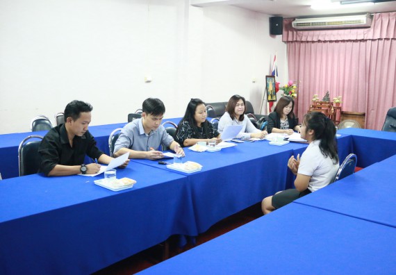 ภาพกิจกรรม คณะวิทยาศาสตร์และเทคโนโลยี สัมภาษณ์ทุนการศึกษา ปตท.สผ. จากทรัพย์ในดินสู่สินทางปัญญา รักษาสิ่งแวดล้อม ของคณะวิทยาศาสตร์และเทคโนโลยี ประจำปี 2560