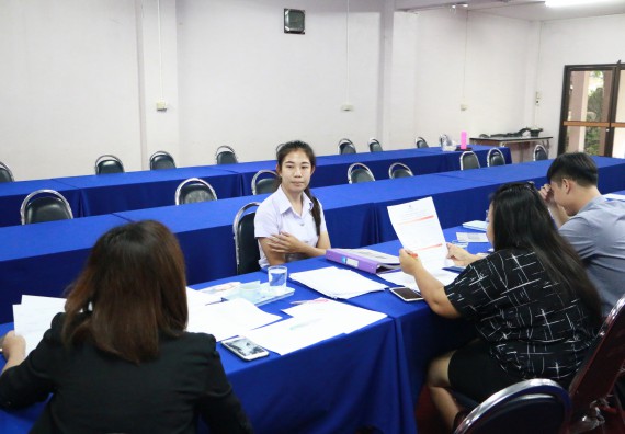 ภาพกิจกรรม คณะวิทยาศาสตร์และเทคโนโลยี สัมภาษณ์ทุนการศึกษา ปตท.สผ. จากทรัพย์ในดินสู่สินทางปัญญา รักษาสิ่งแวดล้อม ของคณะวิทยาศาสตร์และเทคโนโลยี ประจำปี 2560