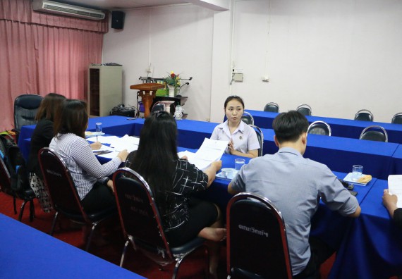 ภาพกิจกรรม คณะวิทยาศาสตร์และเทคโนโลยี สัมภาษณ์ทุนการศึกษา ปตท.สผ. จากทรัพย์ในดินสู่สินทางปัญญา รักษาสิ่งแวดล้อม ของคณะวิทยาศาสตร์และเทคโนโลยี ประจำปี 2560