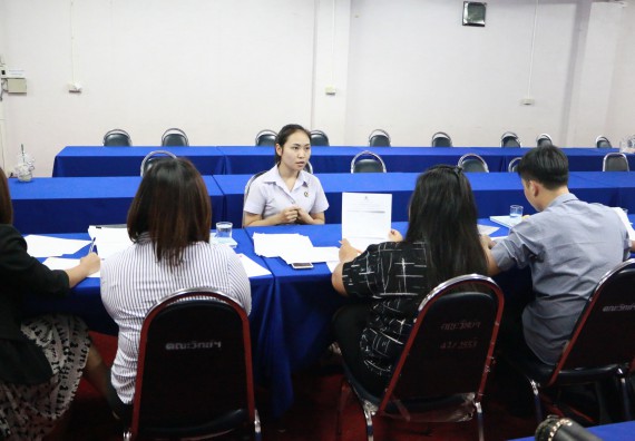 ภาพกิจกรรม คณะวิทยาศาสตร์และเทคโนโลยี สัมภาษณ์ทุนการศึกษา ปตท.สผ. จากทรัพย์ในดินสู่สินทางปัญญา รักษาสิ่งแวดล้อม ของคณะวิทยาศาสตร์และเทคโนโลยี ประจำปี 2560