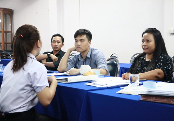 ภาพกิจกรรม คณะวิทยาศาสตร์และเทคโนโลยี สัมภาษณ์ทุนการศึกษา ปตท.สผ. จากทรัพย์ในดินสู่สินทางปัญญา รักษาสิ่งแวดล้อม ของคณะวิทยาศาสตร์และเทคโนโลยี ประจำปี 2560