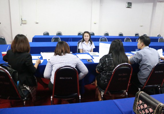 ภาพกิจกรรม คณะวิทยาศาสตร์และเทคโนโลยี สัมภาษณ์ทุนการศึกษา ปตท.สผ. จากทรัพย์ในดินสู่สินทางปัญญา รักษาสิ่งแวดล้อม ของคณะวิทยาศาสตร์และเทคโนโลยี ประจำปี 2560