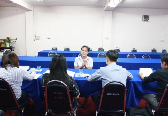 ภาพกิจกรรม คณะวิทยาศาสตร์และเทคโนโลยี สัมภาษณ์ทุนการศึกษา ปตท.สผ. จากทรัพย์ในดินสู่สินทางปัญญา รักษาสิ่งแวดล้อม ของคณะวิทยาศาสตร์และเทคโนโลยี ประจำปี 2560