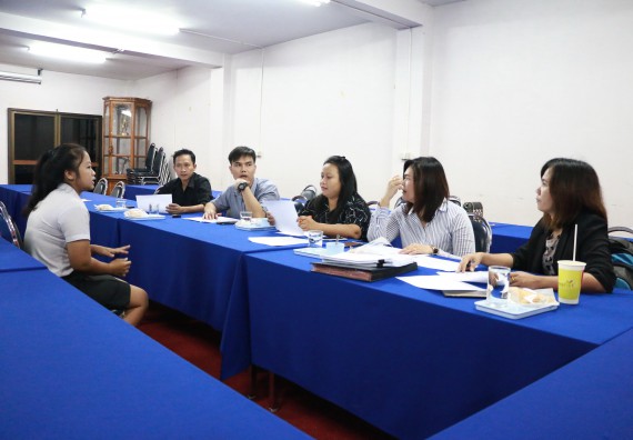 ภาพกิจกรรม คณะวิทยาศาสตร์และเทคโนโลยี สัมภาษณ์ทุนการศึกษา ปตท.สผ. จากทรัพย์ในดินสู่สินทางปัญญา รักษาสิ่งแวดล้อม ของคณะวิทยาศาสตร์และเทคโนโลยี ประจำปี 2560