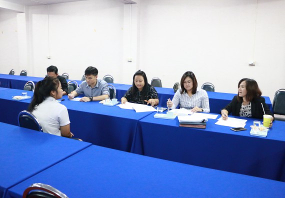 ภาพกิจกรรม คณะวิทยาศาสตร์และเทคโนโลยี สัมภาษณ์ทุนการศึกษา ปตท.สผ. จากทรัพย์ในดินสู่สินทางปัญญา รักษาสิ่งแวดล้อม ของคณะวิทยาศาสตร์และเทคโนโลยี ประจำปี 2560