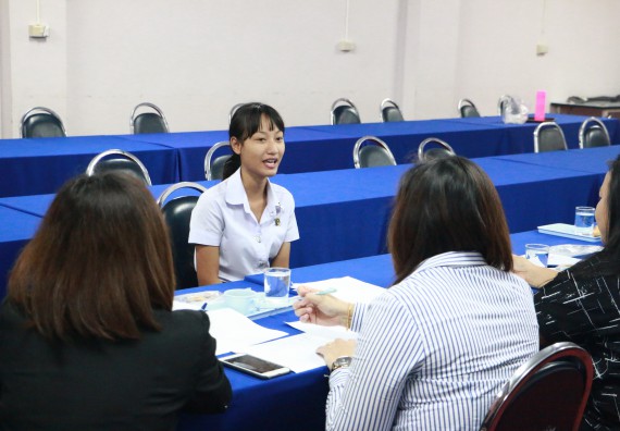 ภาพกิจกรรม คณะวิทยาศาสตร์และเทคโนโลยี สัมภาษณ์ทุนการศึกษา ปตท.สผ. จากทรัพย์ในดินสู่สินทางปัญญา รักษาสิ่งแวดล้อม ของคณะวิทยาศาสตร์และเทคโนโลยี ประจำปี 2560