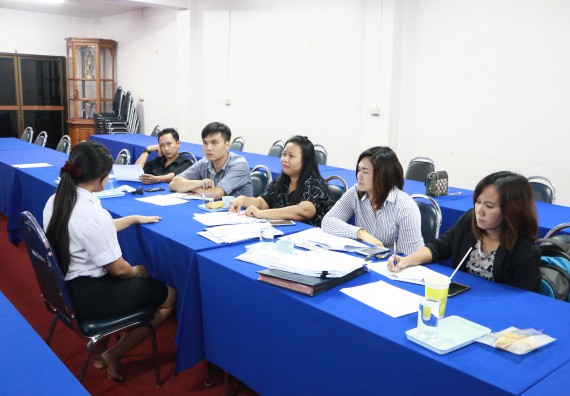 ภาพกิจกรรม คณะวิทยาศาสตร์และเทคโนโลยี สัมภาษณ์ทุนการศึกษา ปตท.สผ. จากทรัพย์ในดินสู่สินทางปัญญา รักษาสิ่งแวดล้อม ของคณะวิทยาศาสตร์และเทคโนโลยี ประจำปี 2560