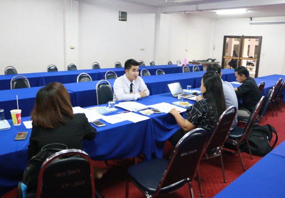 ภาพกิจกรรม คณะวิทยาศาสตร์และเทคโนโลยี สัมภาษณ์ทุนการศึกษา ปตท.สผ. จากทรัพย์ในดินสู่สินทางปัญญา รักษาสิ่งแวดล้อม ของคณะวิทยาศาสตร์และเทคโนโลยี ประจำปี 2560