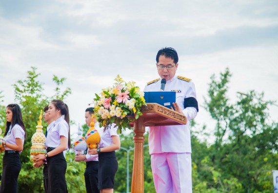 ภาพกิจกรรม คณะวิทยาศาสตร์และเทคโนโลยี เข้าร่วมทำบุญตักบาตรวันคล้ายวันสถาปนามหาวิทยาลัยราชภัฏกำแพงเพชร