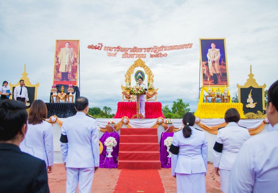 ภาพกิจกรรม คณะวิทยาศาสตร์และเทคโนโลยี เข้าร่วมทำบุญตักบาตรวันคล้ายวันสถาปนามหาวิทยาลัยราชภัฏกำแพงเพชร
