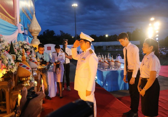 ภาพกิจกรรม คณะวิทยาศาสตร์และเทคโนโลยี เข้าร่วมกิจกรรมแอโรบิกรวมพลคนรักแม่ 12 สิงหา