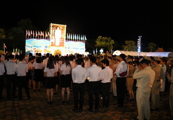 ภาพกิจกรรม คณะวิทยาศาสตร์และเทคโนโลยี เข้าร่วมกิจกรรมแอโรบิกรวมพลคนรักแม่ 12 สิงหา