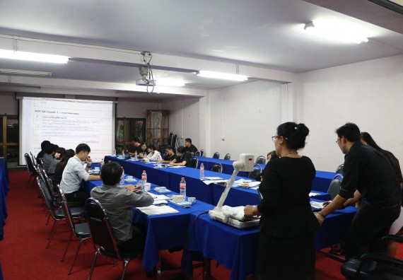 ภาพกิจกรรม คณะวิทยาศาสตร์และเทคโนโลยี เข้าร่วมกิจกรรมกำกับติดตามการดำเนินงานตามองค์ประกอบการประกันคุณภาพการศึกษาของหลักสูตรและคณะ ภาคการศึกษาที่ 1/2560