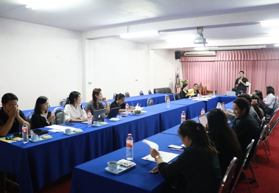 ภาพกิจกรรม คณะวิทยาศาสตร์และเทคโนโลยี เข้าร่วมกิจกรรมกำกับติดตามการดำเนินงานตามองค์ประกอบการประกันคุณภาพการศึกษาของหลักสูตรและคณะ ภาคการศึกษาที่ 1/2560