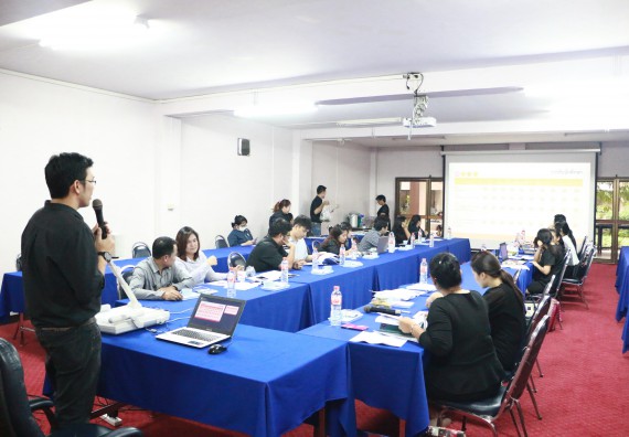 ภาพกิจกรรม คณะวิทยาศาสตร์และเทคโนโลยี เข้าร่วมกิจกรรมกำกับติดตามการดำเนินงานตามองค์ประกอบการประกันคุณภาพการศึกษาของหลักสูตรและคณะ ภาคการศึกษาที่ 1/2560