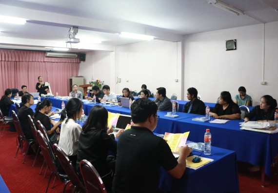 ภาพกิจกรรม คณะวิทยาศาสตร์และเทคโนโลยี เข้าร่วมกิจกรรมกำกับติดตามการดำเนินงานตามองค์ประกอบการประกันคุณภาพการศึกษาของหลักสูตรและคณะ ภาคการศึกษาที่ 1/2560