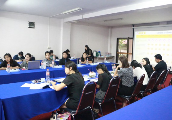 ภาพกิจกรรม คณะวิทยาศาสตร์และเทคโนโลยี เข้าร่วมกิจกรรมกำกับติดตามการดำเนินงานตามองค์ประกอบการประกันคุณภาพการศึกษาของหลักสูตรและคณะ ภาคการศึกษาที่ 1/2560