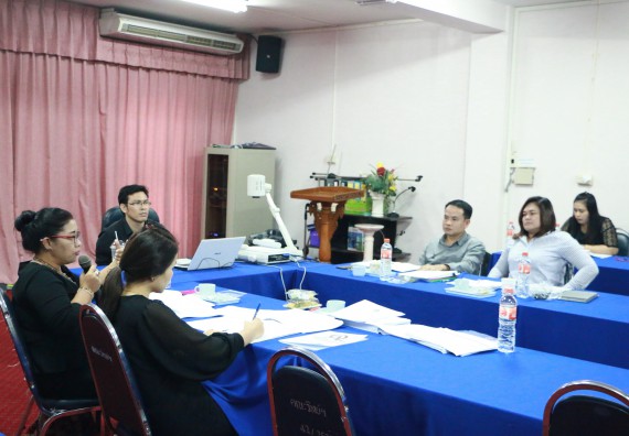 ภาพกิจกรรม คณะวิทยาศาสตร์และเทคโนโลยี เข้าร่วมกิจกรรมกำกับติดตามการดำเนินงานตามองค์ประกอบการประกันคุณภาพการศึกษาของหลักสูตรและคณะ ภาคการศึกษาที่ 1/2560