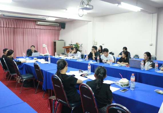 ภาพกิจกรรม คณะวิทยาศาสตร์และเทคโนโลยี เข้าร่วมกิจกรรมกำกับติดตามการดำเนินงานตามองค์ประกอบการประกันคุณภาพการศึกษาของหลักสูตรและคณะ ภาคการศึกษาที่ 1/2560