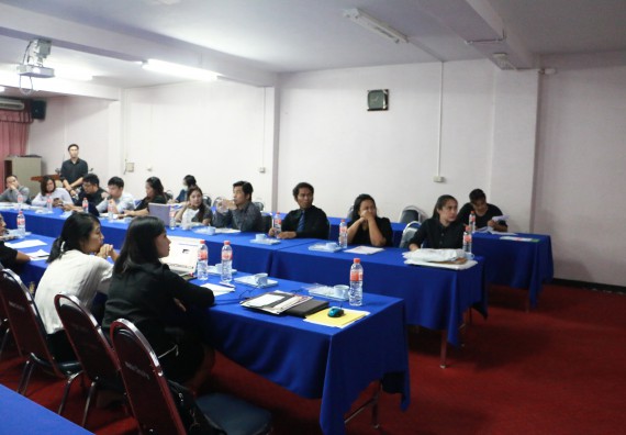 ภาพกิจกรรม คณะวิทยาศาสตร์และเทคโนโลยี เข้าร่วมกิจกรรมกำกับติดตามการดำเนินงานตามองค์ประกอบการประกันคุณภาพการศึกษาของหลักสูตรและคณะ ภาคการศึกษาที่ 1/2560