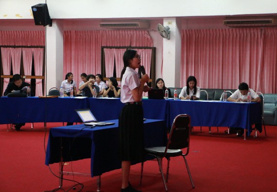 ภาพกิจกรรม โปรแกรมวิชาเคมี จัดกิจกรรมการนำเสนอผลงานวิจัยทางเคมี