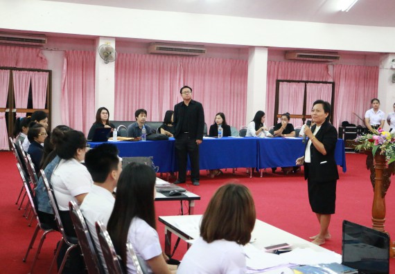 ภาพกิจกรรม โปรแกรมวิชาเคมี จัดกิจกรรมการนำเสนอผลงานวิจัยทางเคมี