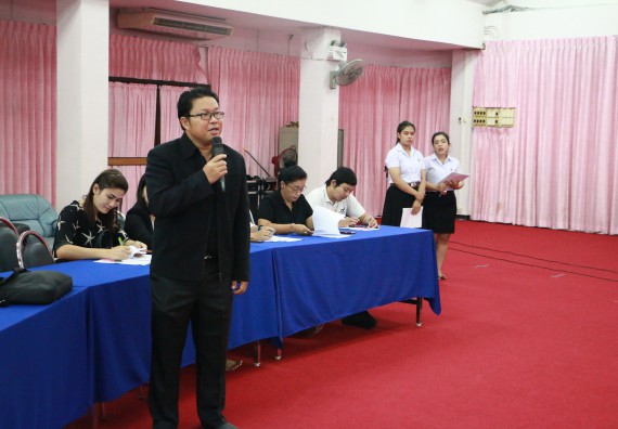 ภาพกิจกรรม โปรแกรมวิชาเคมี จัดกิจกรรมการนำเสนอผลงานวิจัยทางเคมี