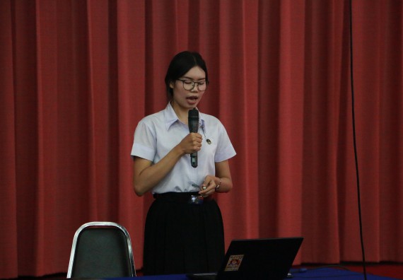 ภาพกิจกรรม โปรแกรมวิชาเคมี จัดกิจกรรมการนำเสนอผลงานวิจัยทางเคมี