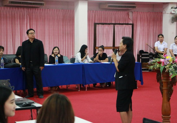 ภาพกิจกรรม โปรแกรมวิชาเคมี จัดกิจกรรมการนำเสนอผลงานวิจัยทางเคมี