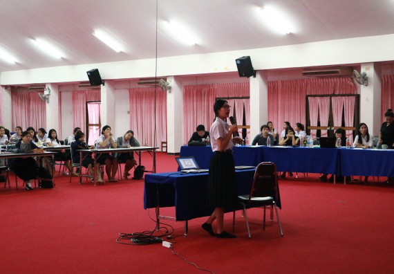 ภาพกิจกรรม โปรแกรมวิชาเคมี จัดกิจกรรมการนำเสนอผลงานวิจัยทางเคมี