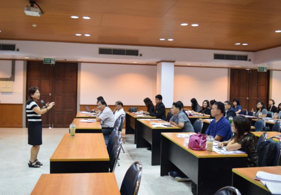 ภาพกิจกรรม คณะวิทยาศาสตร์และเทคโนโลยี เข้าร่วมอบรมเชิงปฏิบัติการตามโครงการ 1 อาจารย์ 1 ผลงานวิชาการด้านงานวิจัย เรื่อง จริยธรรมการวิจัยในมนุษย์ : การเขียนโครงการวิจัยและการขอรับรอง