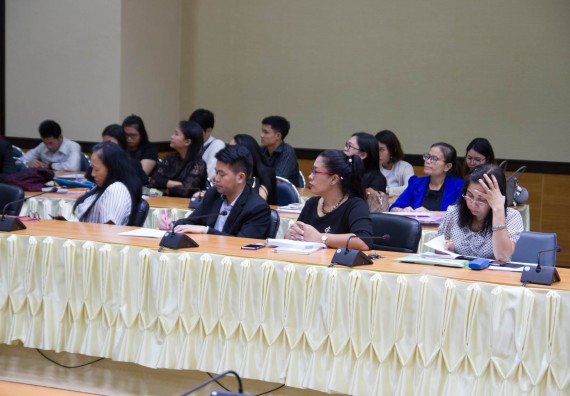 ภาพกิจกรรม คณะวิทยาศาสตร์และเทคโนโลยี เข้าร่วมตรวจประเมินคุณภาพการศึกษาภายใน ประจำปีการศึกษา 2559 ระดับมหาวิทยาลัย