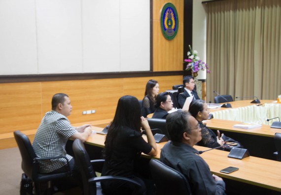 ภาพกิจกรรม คณะวิทยาศาสตร์และเทคโนโลยี เข้าร่วมตรวจประเมินคุณภาพการศึกษาภายใน ประจำปีการศึกษา 2559 ระดับมหาวิทยาลัย