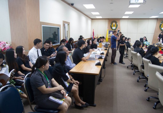 ภาพกิจกรรม คณะวิทยาศาสตร์และเทคโนโลยี เข้าร่วมตรวจประเมินคุณภาพการศึกษาภายใน ประจำปีการศึกษา 2559 ระดับมหาวิทยาลัย