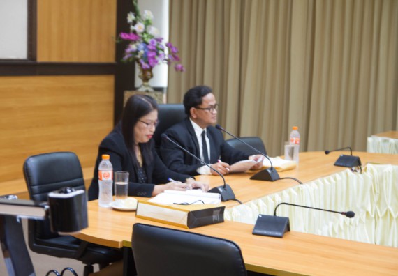 ภาพกิจกรรม คณะวิทยาศาสตร์และเทคโนโลยี เข้าร่วมตรวจประเมินคุณภาพการศึกษาภายใน ประจำปีการศึกษา 2559 ระดับมหาวิทยาลัย