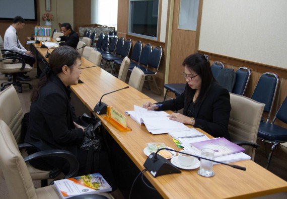 ภาพกิจกรรม คณะวิทยาศาสตร์และเทคโนโลยี เข้าร่วมตรวจประเมินคุณภาพการศึกษาภายใน ประจำปีการศึกษา 2559 ระดับมหาวิทยาลัย