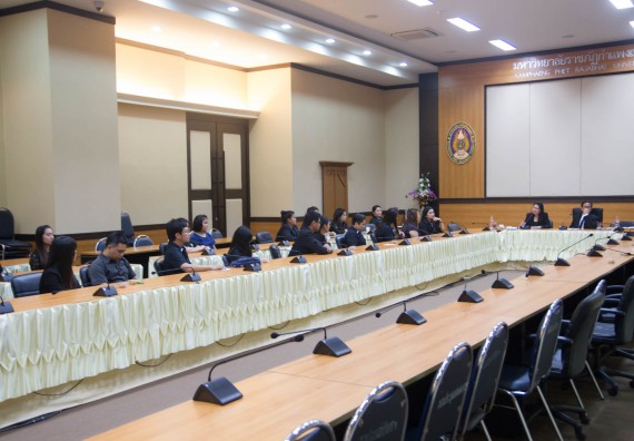 ภาพกิจกรรม คณะวิทยาศาสตร์และเทคโนโลยี เข้าร่วมตรวจประเมินคุณภาพการศึกษาภายใน ประจำปีการศึกษา 2559 ระดับมหาวิทยาลัย