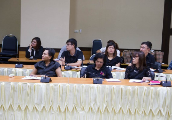 ภาพกิจกรรม คณะวิทยาศาสตร์และเทคโนโลยี เข้าร่วมตรวจประเมินคุณภาพการศึกษาภายใน ประจำปีการศึกษา 2559 ระดับมหาวิทยาลัย