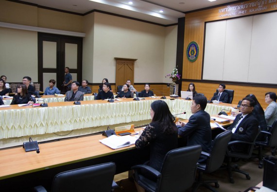 ภาพกิจกรรม คณะวิทยาศาสตร์และเทคโนโลยี เข้าร่วมตรวจประเมินคุณภาพการศึกษาภายใน ประจำปีการศึกษา 2559 ระดับมหาวิทยาลัย